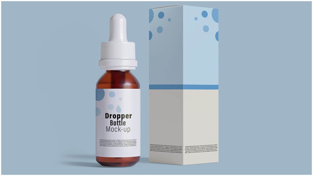 High-Quality Free and Paid Dropper Bottle Mockups